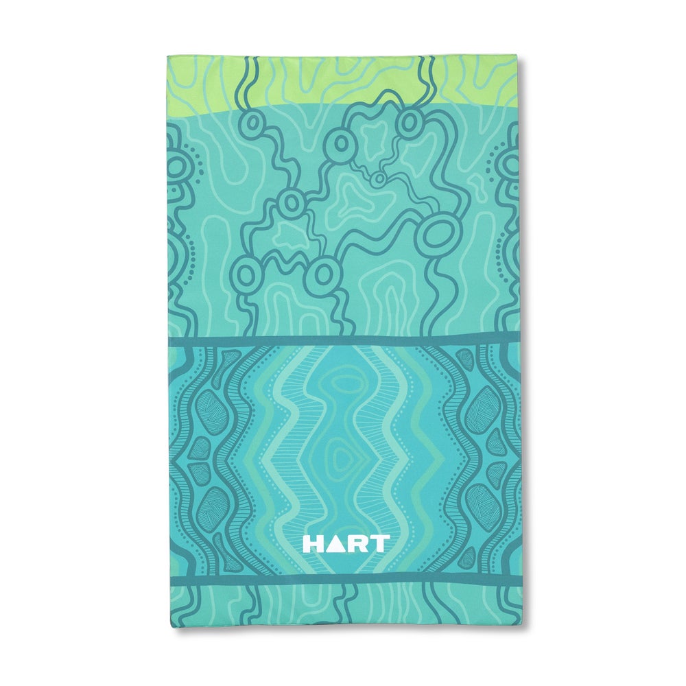 HART Indigenous Waterways Gym Mat - Large - HART Sport