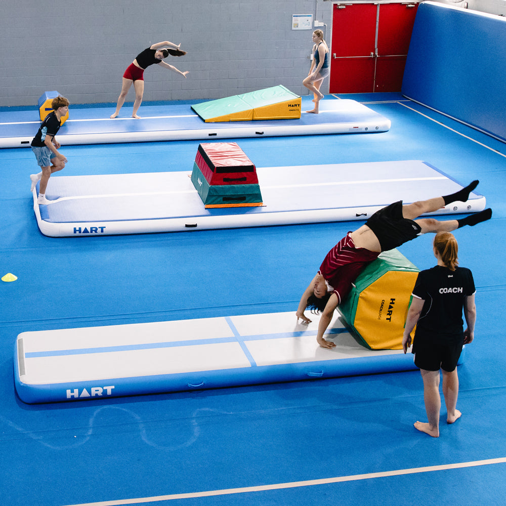 HART Air Track 4m x 1m x 20cm Blue/Grey - HART Sport