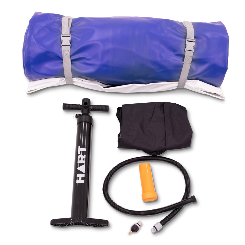 HART Air Track 6m x 2m x 20cm White/Blue - HART Sport