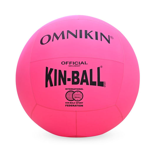 Pink HART KIN-BALL fun ball, outdoor play toy, bright pink rubber ball designed for active fun and sports activities.