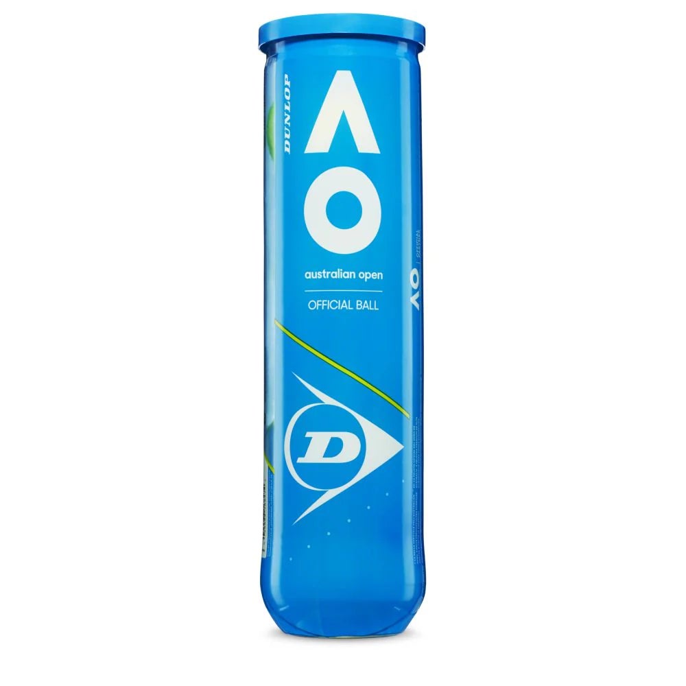 Dunlop Australian Open Tennis Ball Can of 4 - HART Sport