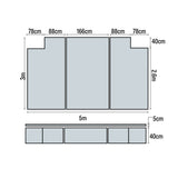 HART Cut Out High Jump Mat - 3m x 1.6m x 40cm - HART Sport