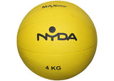 NYDA Medicine Ball Rubber - 4kg Yellow