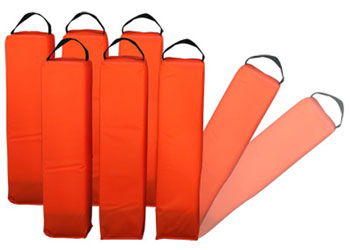 NYDA Foam Bollards (set 6) - 45cm