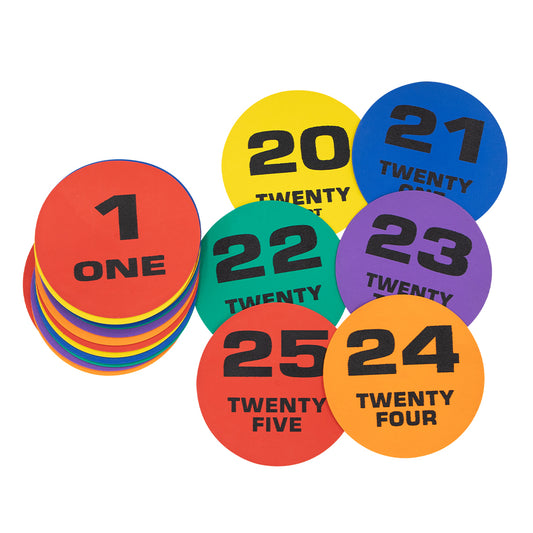 HART Marking Spot Discs Numbered 1 to 25 - HART Sport