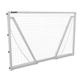 HART aluminum folding futsal goal, 3m by 2m size, lightweight soccer goal with sturdy frame and easy fold design for quick setup.