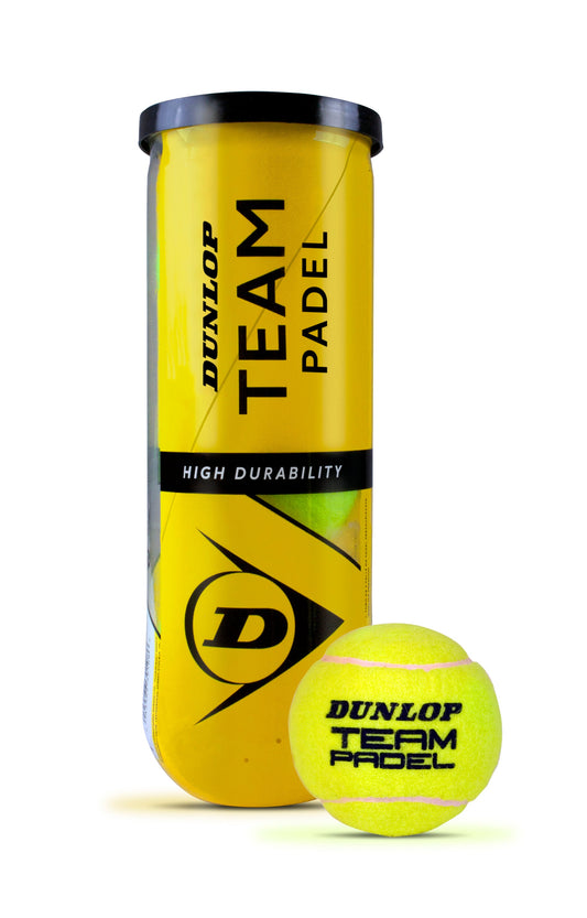 Dunlop Team Padel Balls Can of 3 - HART Sport