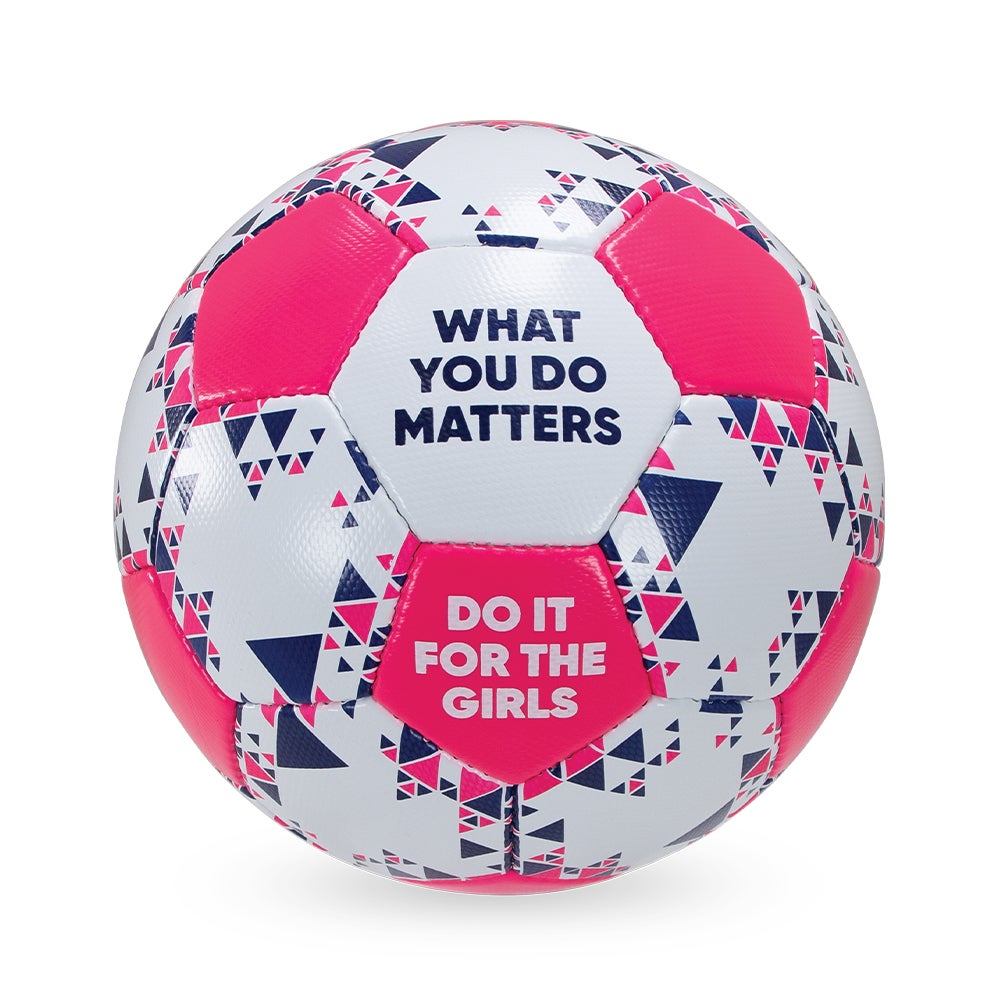 HART NBCF Inspirational Message Soccer Ball with motivational quote, standard size and design, suitable for soccer players.