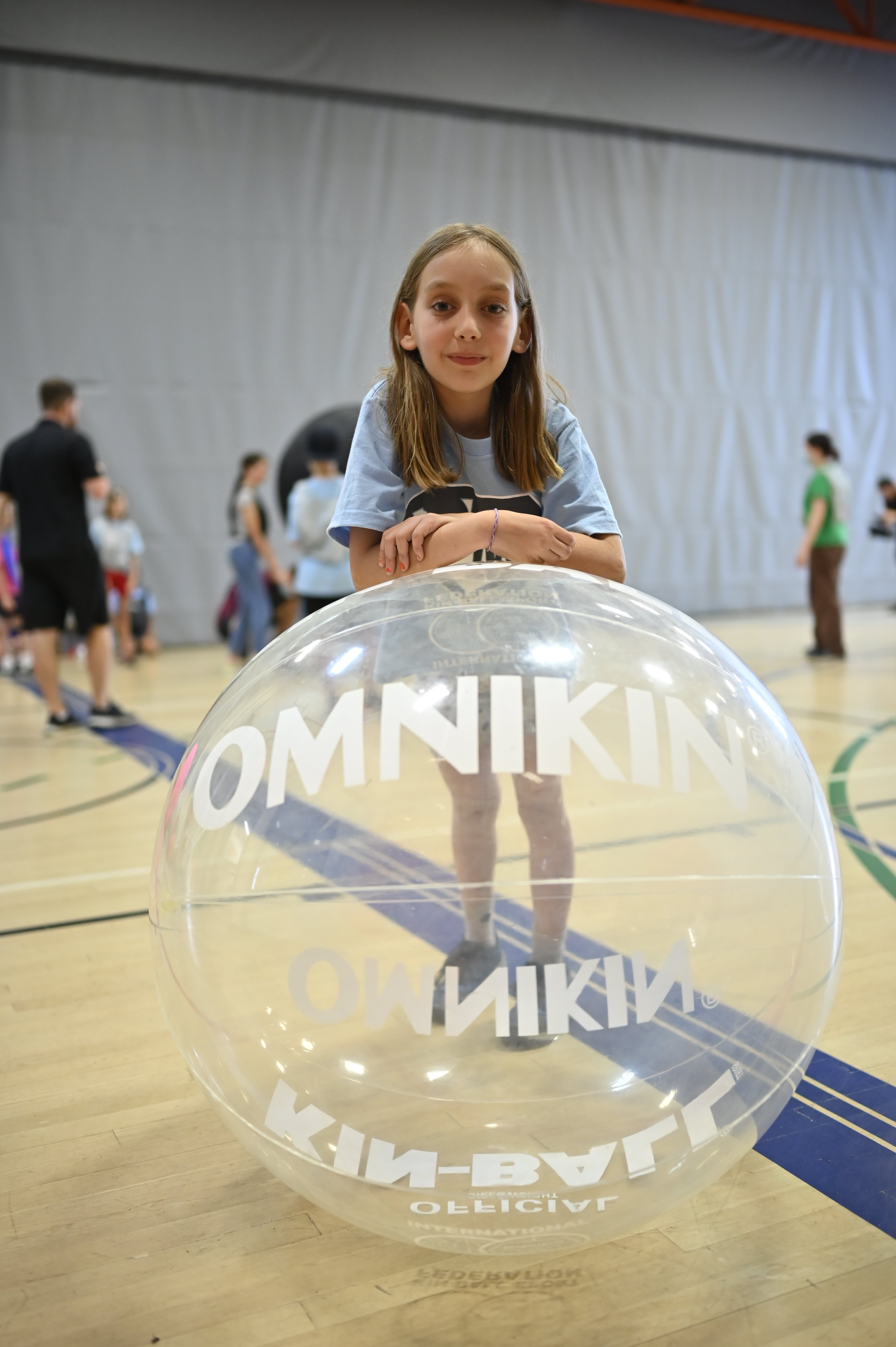 HART Omnikin Street KIN-BALL fun ball with vibrant colors, designed for outdoor street play and active sports activities.