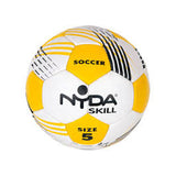 NYDA Skill Soccer Ball Size 5 with detailed panel design, suitable for training and matches, high-quality sports equipment.