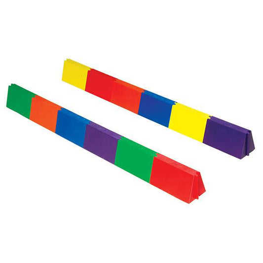 HART straight balance beam for gymnastics, with a padded surface and stable support, suitable for training and practice.