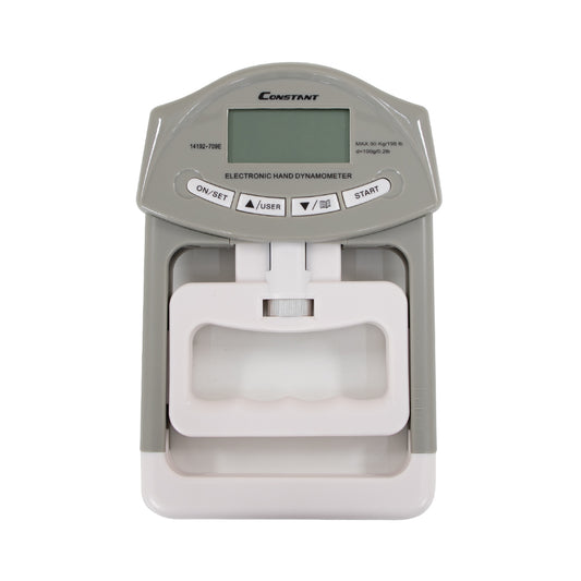 HART digital hand dynamometer for measuring grip strength, with a digital display and ergonomic grip handle.