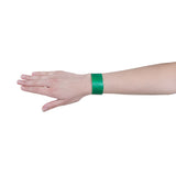 Disposable Wrist Bands Green x 100