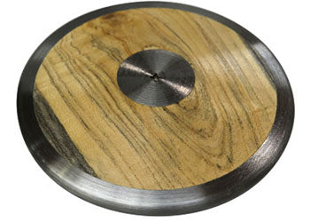 Steel Rim Discus by RHS, 2kg weight, showing a sturdy circular metal weight with a steel rim and disc shape.