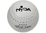 NYDA Softcore Softball, 11-inch softball with red and white stitching, designed for softball games and practice.