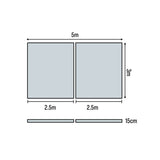 HART 2 Base Block Scissors Mat - Mesh Top - 5m x 3m x 15cm - HART Sport