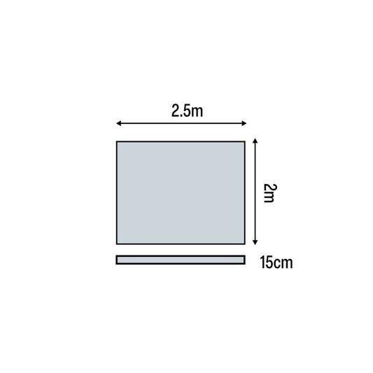 HART Scissors Mat Single Unit - 2.5m x 2m x 15cm