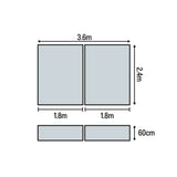 HART Block Fosbury Flop Mat 3.6m x 2.4m x 60cm - HART Sport