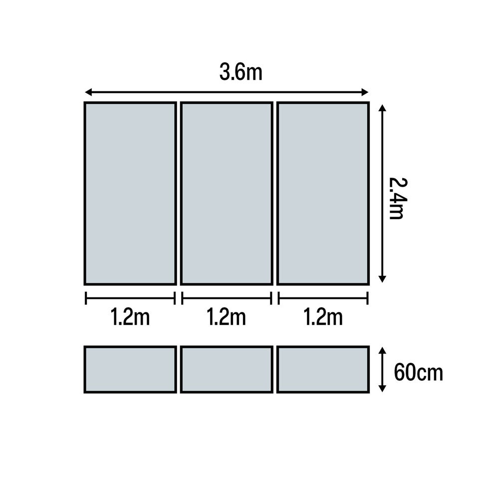 HART Block Fosbury Flop Mat 3.6m x 2.4m x 60cm - HART Sport
