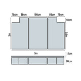 HART Cut Out High Jump Mat - 5m x 3m x 60cm - HART Sport