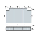 HART Cut Out High Jump Mat - 5m x 3m x 50cm - HART Sport