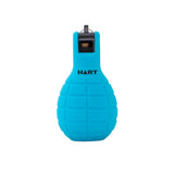 HART Squistle whistle, a compact metal whistle from HART, shown with a keyring attachment and a smooth silver finish.