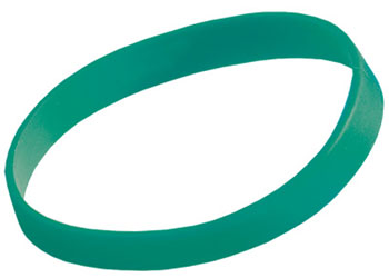 Green NYDA wrist band in small size, featuring adjustable strap and comfortable fit, shown on a neutral background.