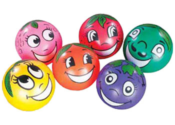 Funny Fruit Balls Set of 6