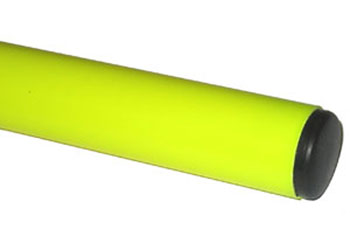 NYDA Replacement Agility Pole, 1 meter, black and red, lightweight sports training pole with grip for agility drills and exercises.
