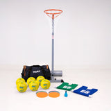 HART Netball Schools Y3-4 Starter Pack including netball accessories for young players, with balls, training gear, and equipment.