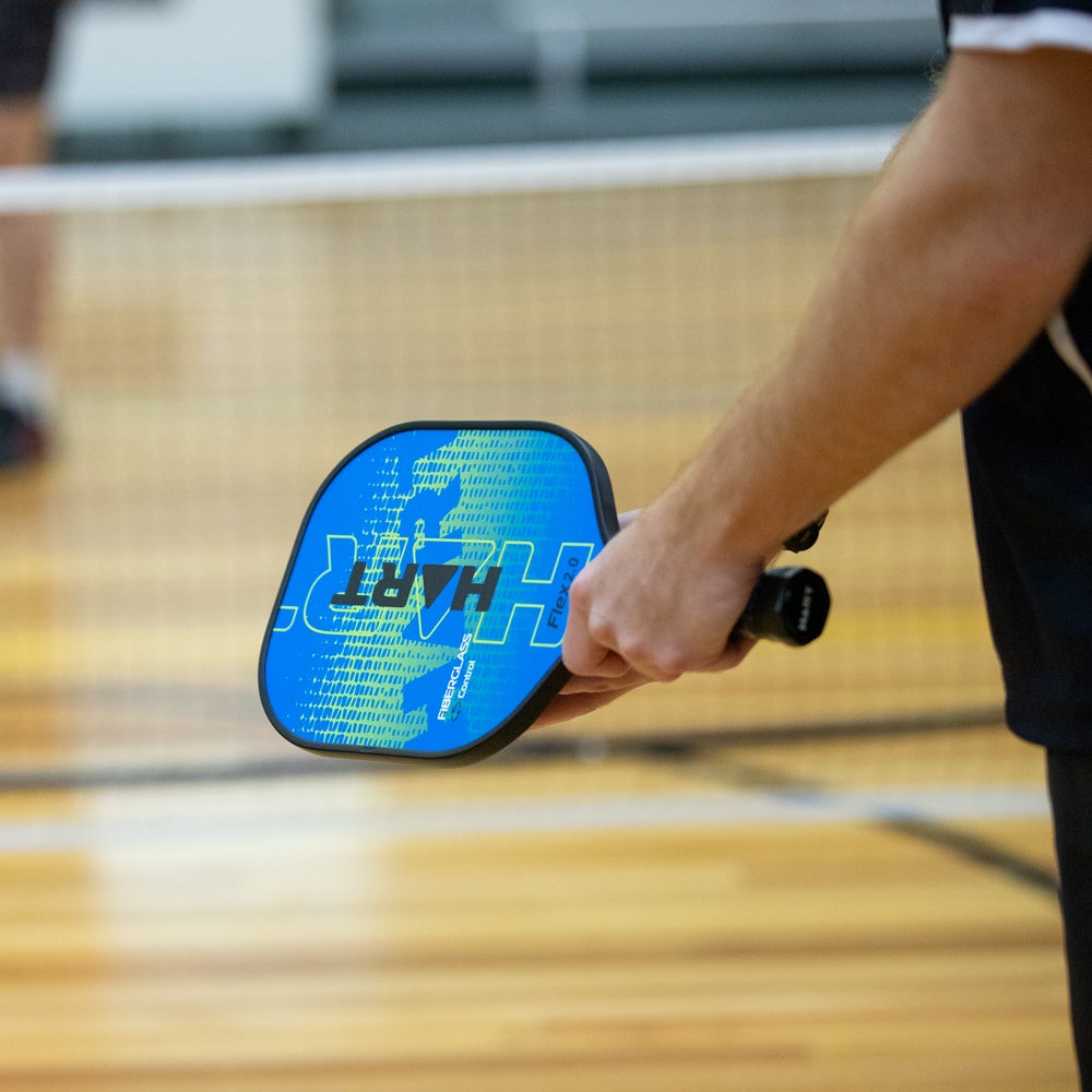 HART Flex 2.0 Pickleball Paddle with ergonomic grip and lightweight design, designed for optimal control and power.