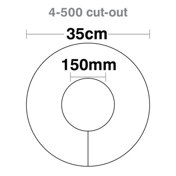 Custom Printed - HART Basketball Post Pads - Large - 150mm Cut Out - HART Sport