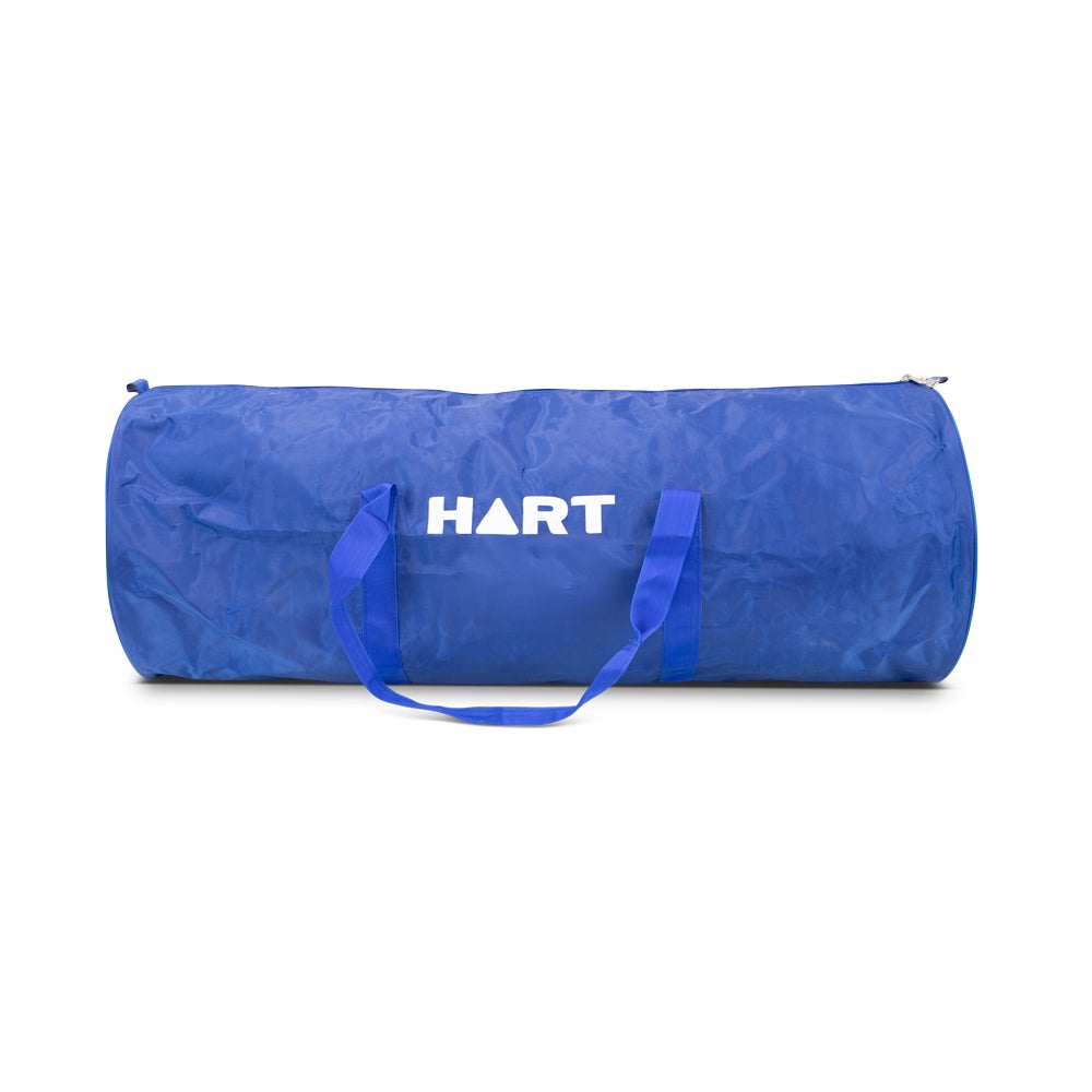 HART Sport Team Bag Cylinder for training, featuring a durable design with handles and a spacious main compartment.