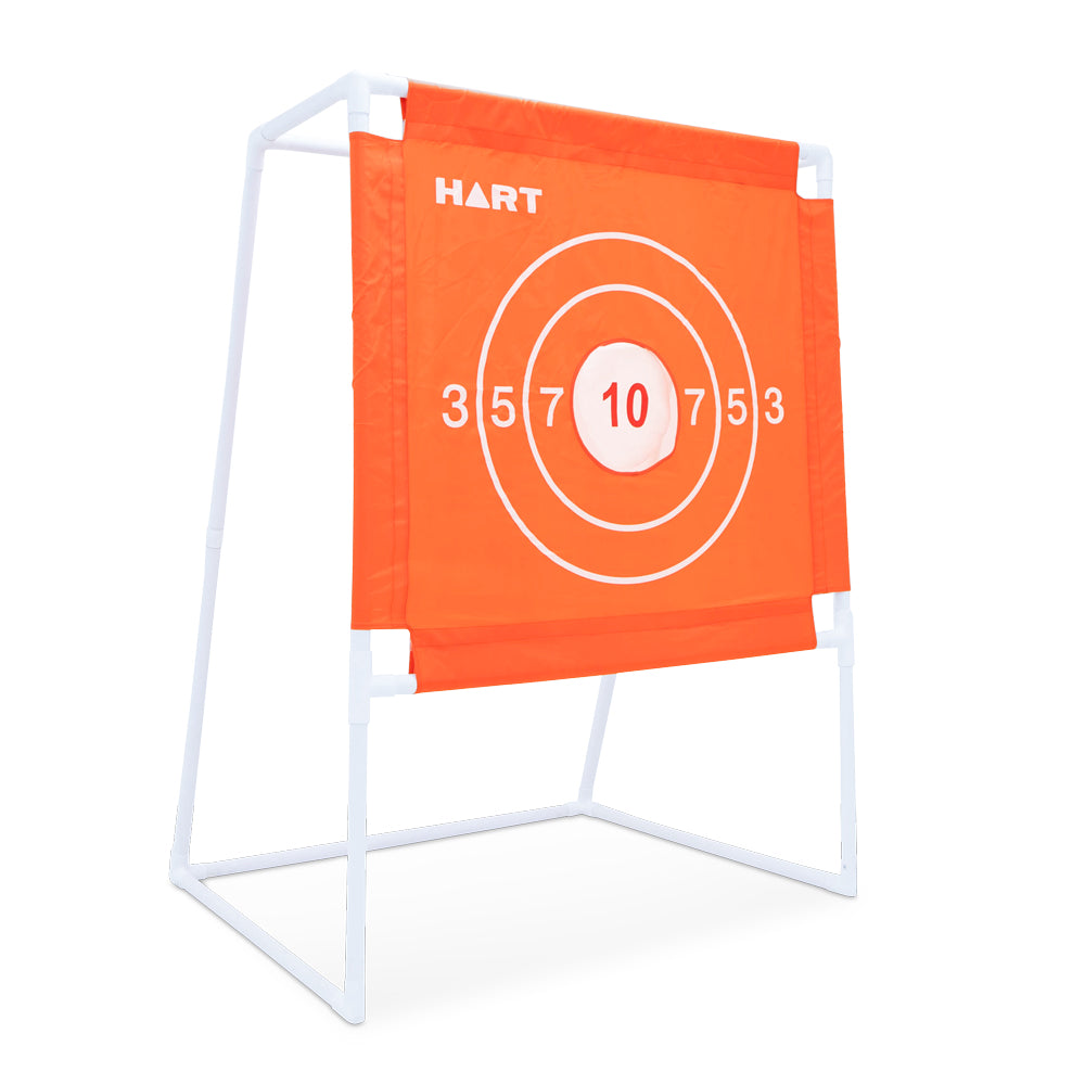 HART Precision Passing Target with multiple target holes for training, made of durable material, designed for football or soccer practice.