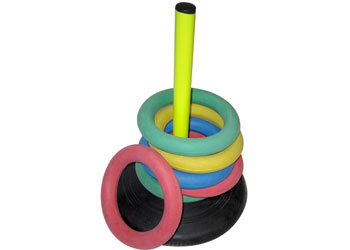 Quoit Set Heavy Duty Base & 6
