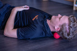 HART acupressure roller with textured surface for muscle relief and tension release, shown in a close-up image.