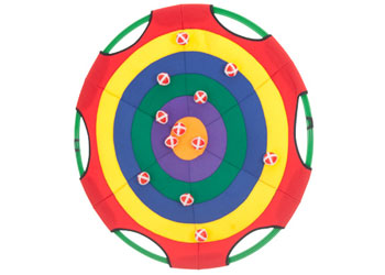 NYDA Hoop Target With 12 Balls