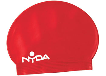 Latex Swim Cap - Red