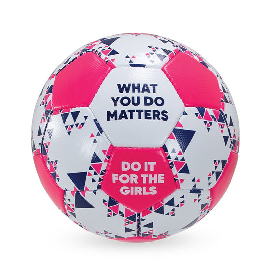 HART NBCF Inspirational Message Soccer Ball with motivational quote, standard size and design, suitable for soccer players.