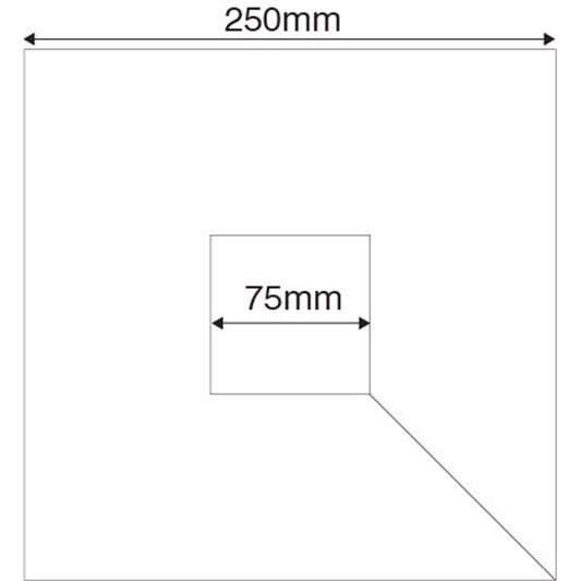 HART Square Post Protector - 25cm