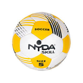 NYDA Skill Soccer Ball Size 5 with detailed panel design, suitable for training and matches, high-quality sports equipment.