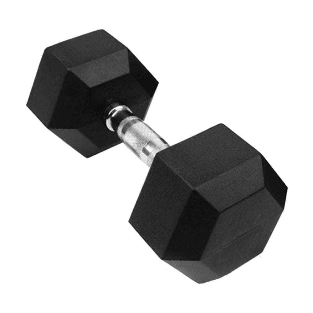 Rubber Hex Dumbbell 12.5kg - HART Sport
