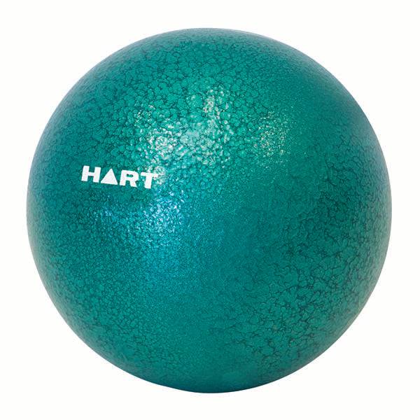HART 1kg practice shot puts for training, with a smooth, round metal ball designed for shot put exercises and athletic practice.