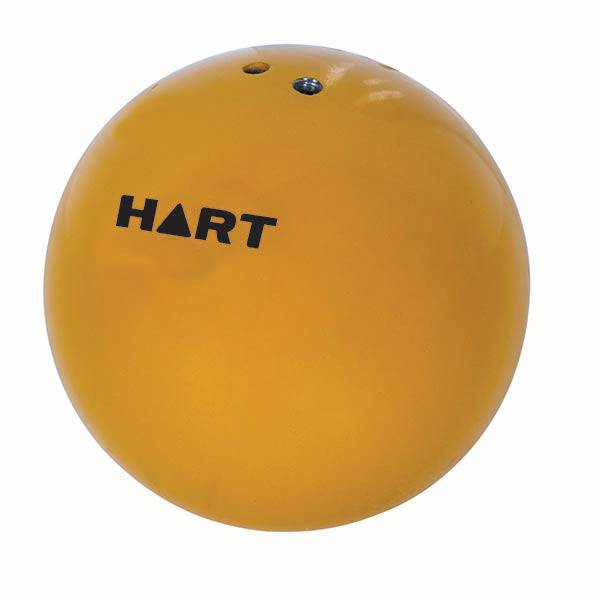 HART 1kg practice shot puts for strength training, featuring a durable metal exterior and ergonomic grip.