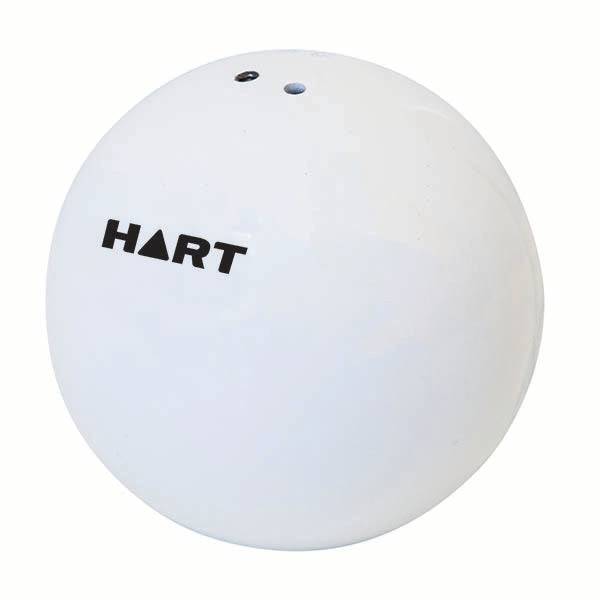 HART Practice Shot Puts, 1kg training shot put with a smooth surface and HART branding, used for shot put training and practice.