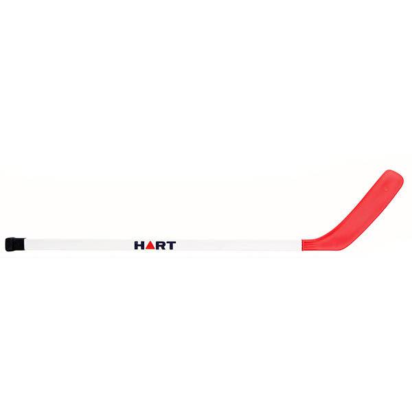 Blue HART street hockey sticks with black grips, designed for street hockey gameplay, featuring durable construction and lightweight feel.
