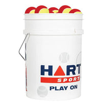 HART Bucket of Low Compression Tennis Balls -Yellow/Orange main image 0