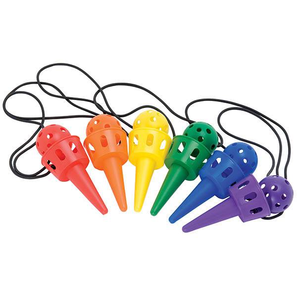 Set of six HART cup catch accessories for protecting surfaces and holding cups securely in place.