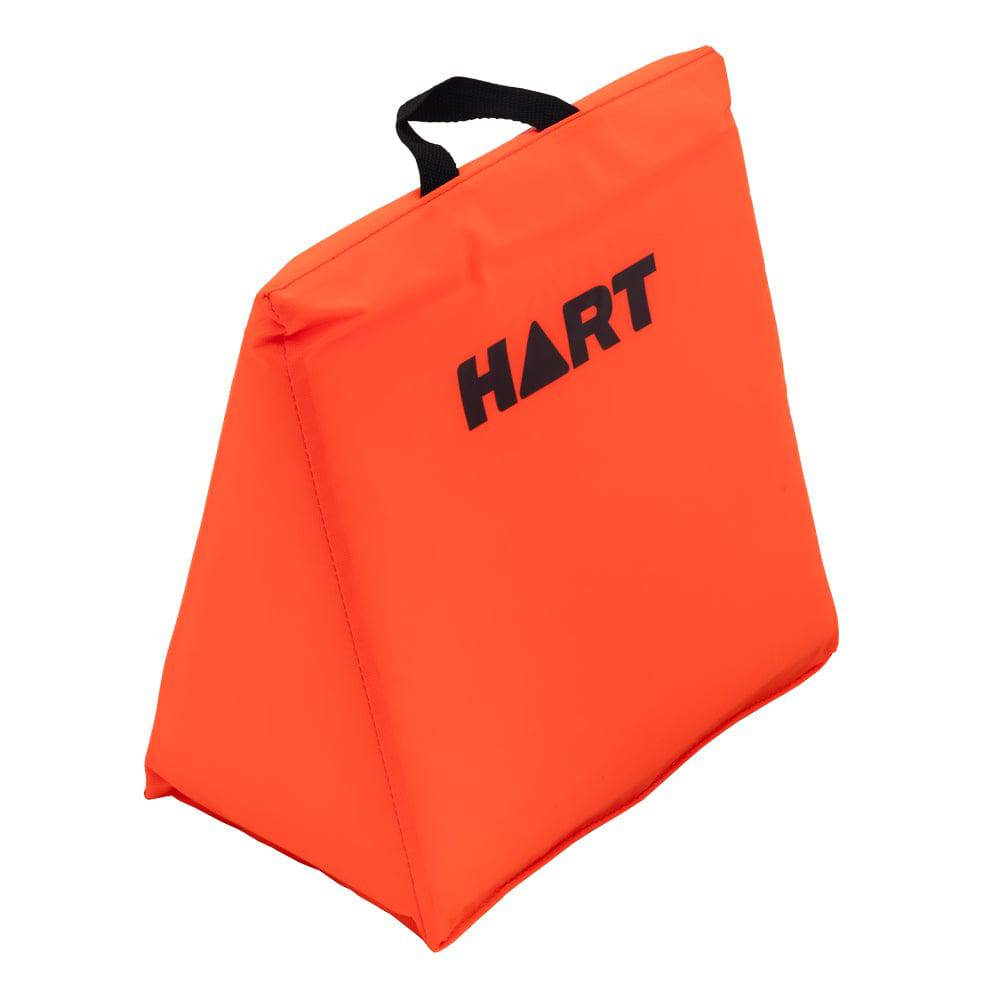 HART Foam Mini Hurdle in yellow with black base, designed for agility training and sports exercises.