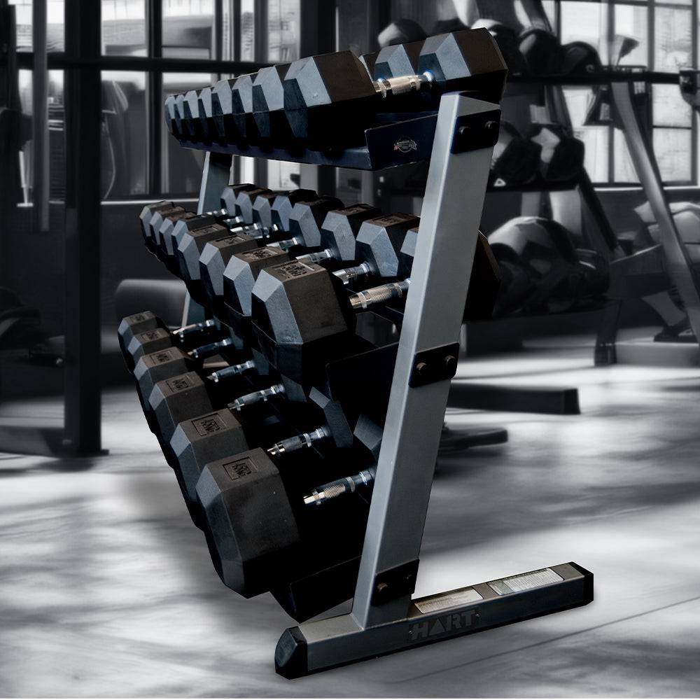 HART Mega Gym Pack with workout gear and accessories, featuring a duffel bag, water bottle, and fitness equipment for exercise.